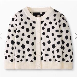 EUC Hanna Andersson baby polka-dot cardigan - 12-18months